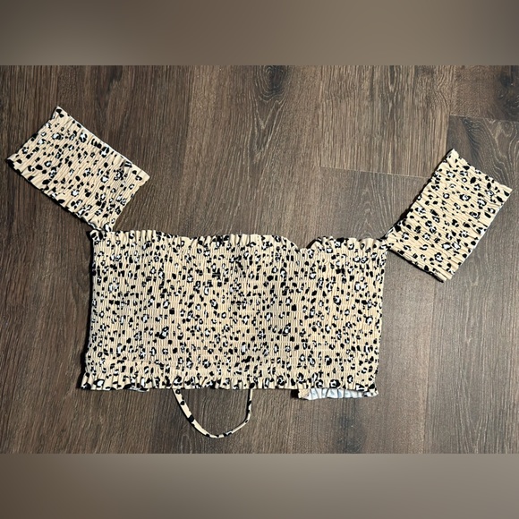 Nwt cheetah print tube top bikini top size XL - Picture 9 of 10